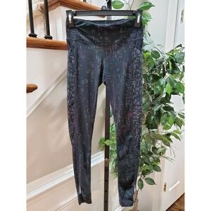 Athleta Women's Black Polyester Pull On Comfort Waist Athleticwear Leggings 2XS